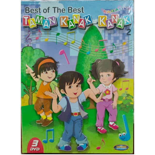 PAKET 3 DVD Karaoke Lagu Anak TAMN KANAK KANAK Original