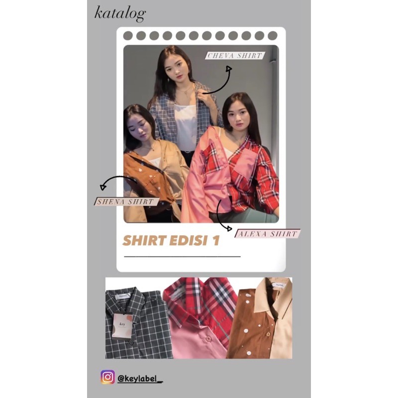 kemeja two tone (two tone shirt)