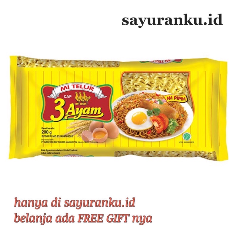 

mie telur cap 3 ayam