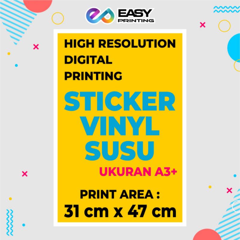

PROMO MURAH CETAK STIKER VINYL SUSU A3+
