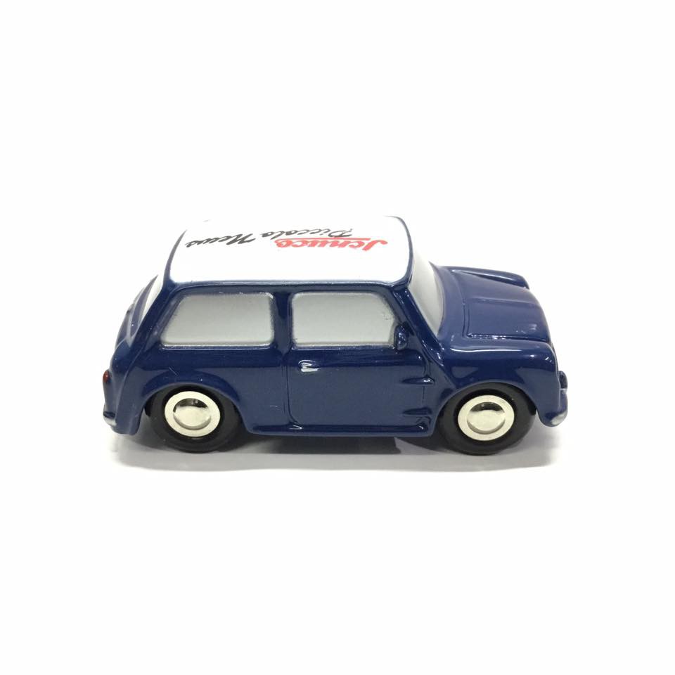 Schuco Piccolo News Austin Mini Biru Skala 90