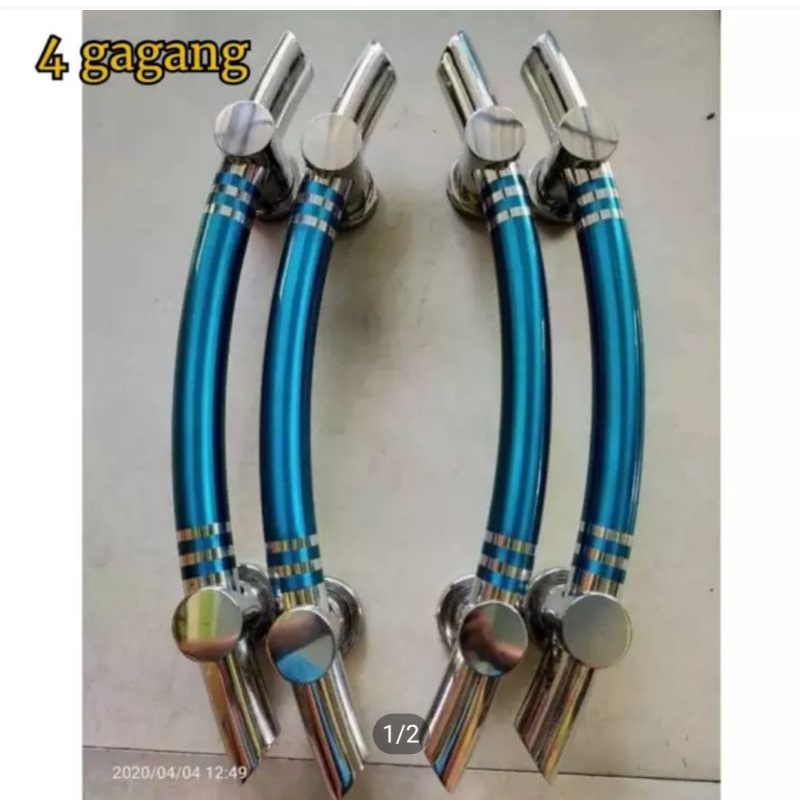 4biji 45cm handle pintu rumah stainless 33cm SSB / Gagang pintu rumah stainless kupu tarung