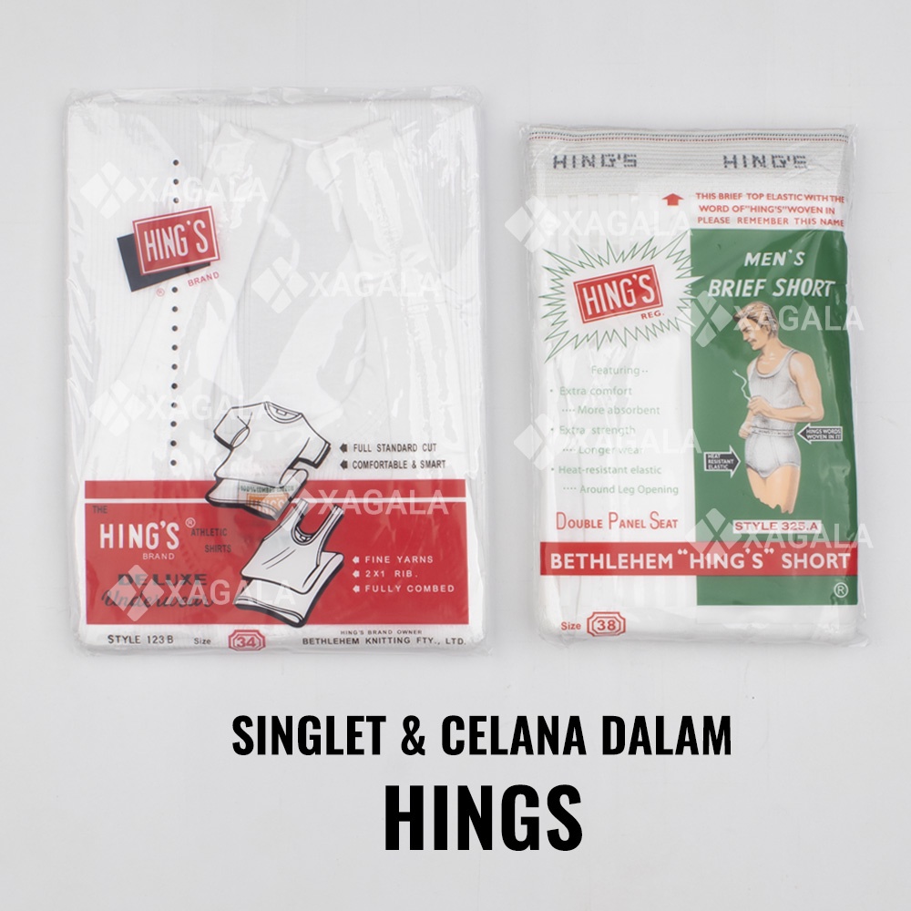 SINGLET HINGS CD COWO HING CELANA DALAM PRIA DEWASA HING'S HINGS