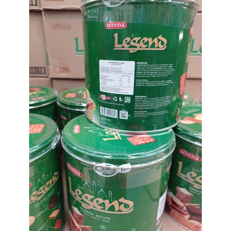 kue kering kalengan serena legend 287gr/kue kering lebaran