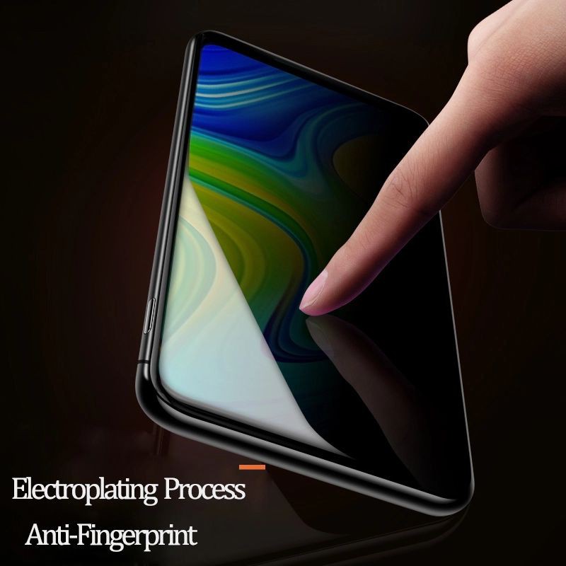 2IN1 - Tempered Glass Anti Spy Xiaomi Note 9 - TG Anti Gores Spy Redmi Note 9 Screen Protector