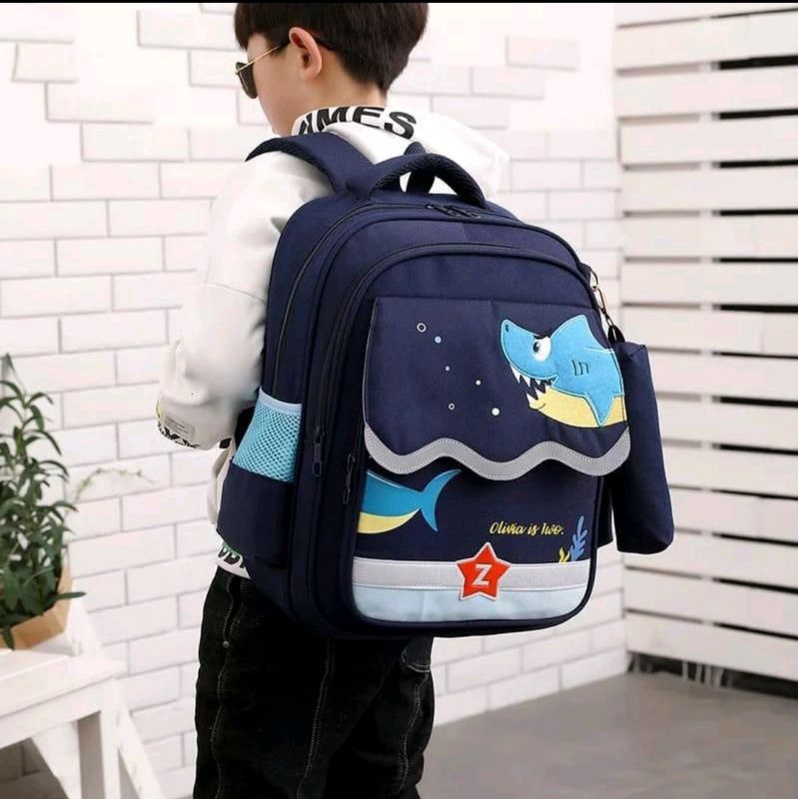 WAISTBAGS{{BISA COD}}TAS RANSEL ANAK BABY SHARKS TAS RANSEL ANAK PAUD DAN SD