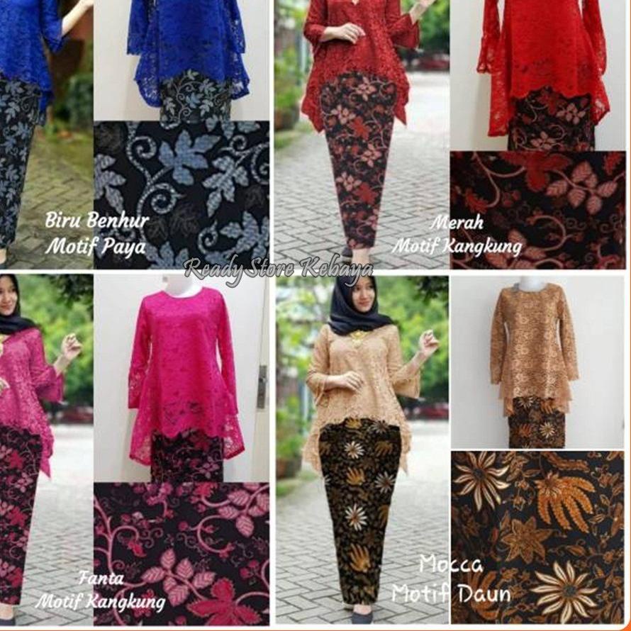 ☼ KEBAYA JUMBO SET / RINJANI BIANCA PREMIUM BRUKAT ➥