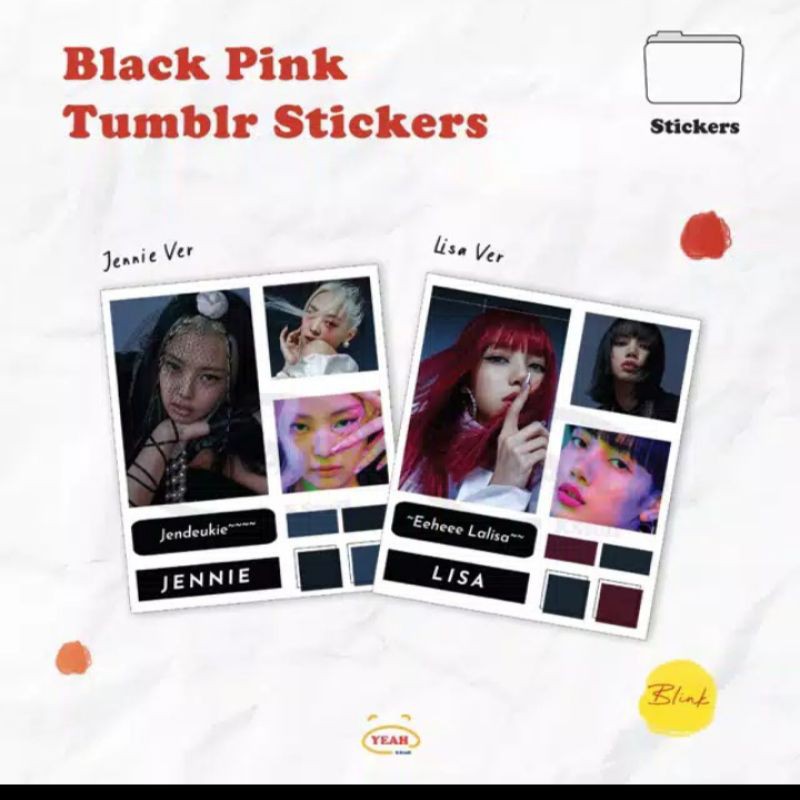 CASE/CASING STIKER RESIN KPOP BLACK PINK (BACA DEKSRIPSI PRODUK TERLEBIH DAHULU)