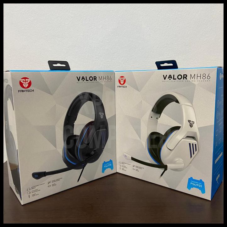 Fantech Mh86/Mh-86/Mh 86 Valor Multi-Platform Gaming Headset - Hitam