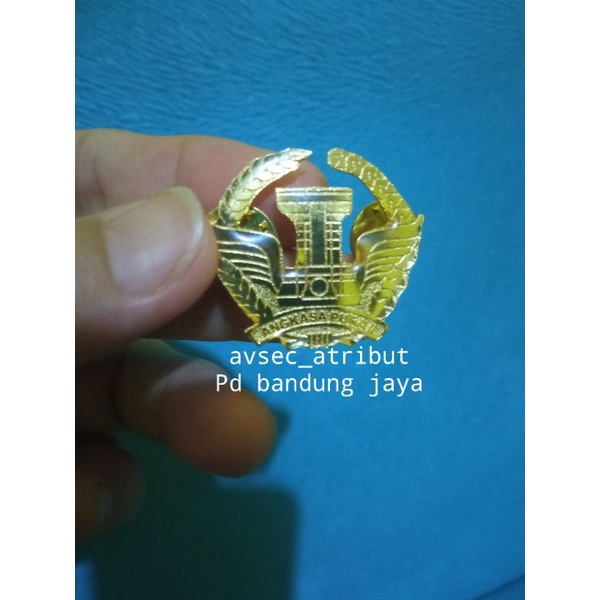 PIN MUT ANGKASA PURA II/EMBLEM MUT/ATRIBUT AVSEC