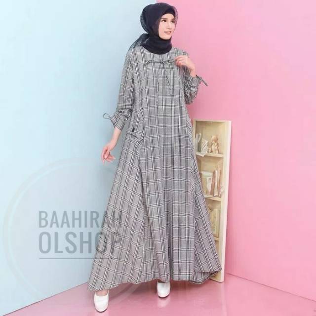 Gamis wanita/gamis katun/gamis kotak katun/gamis syar'i/baju wanita/fashion muslim/gamis pesta/maxi