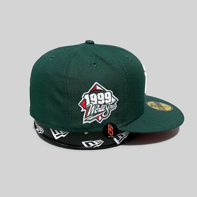 TOPI NEW ERA ORIGINAL 5950 WS 1999 NEW YORK YANKEES DARK GREEN UV RED