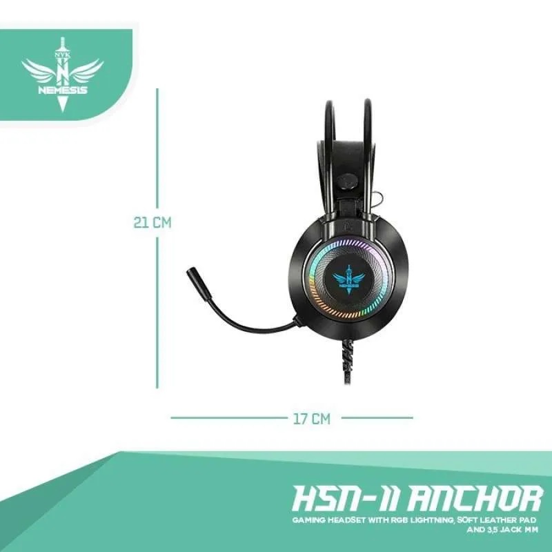 NYK Headset Gaming Rgb Anchor Hs - N11