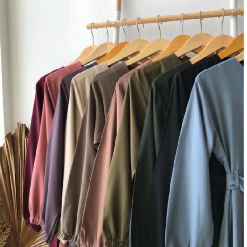 Gamis perempuan remaja polos premium baju gamis brukat remaja gamis untuk lebaran