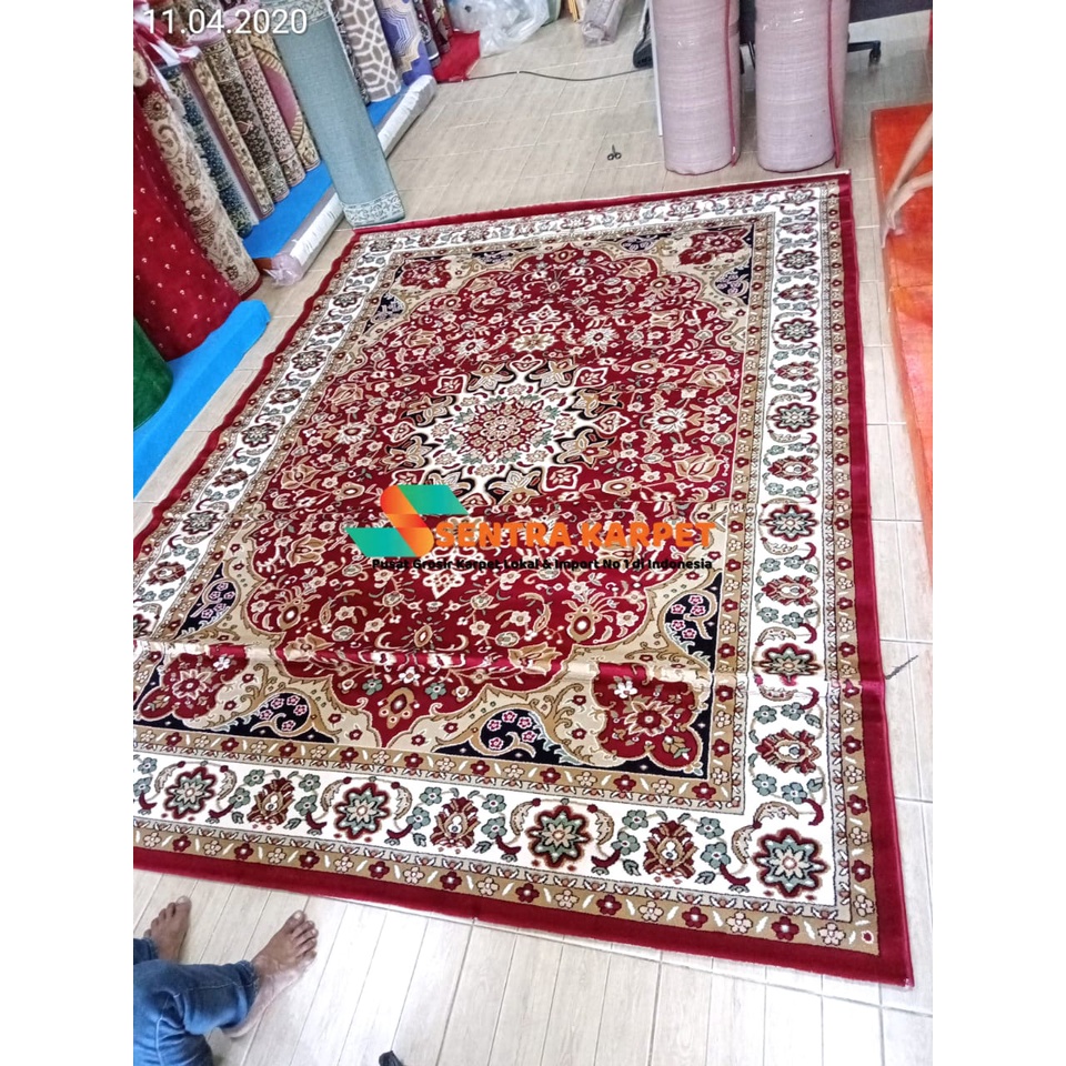 Karpet Permadani - Iranshar 18031 Bord | Ukuran 240 x 330 cm