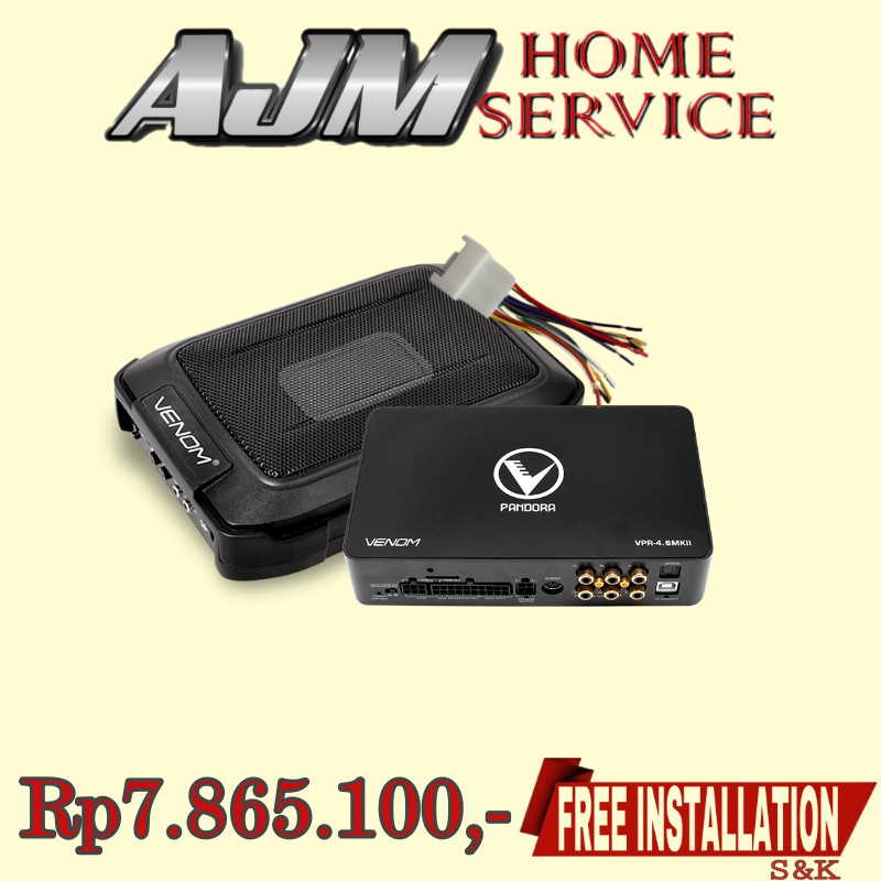 Paket OEM DSP VENOM 4.6 MK II + subwoofer VENOM 6.8 PB