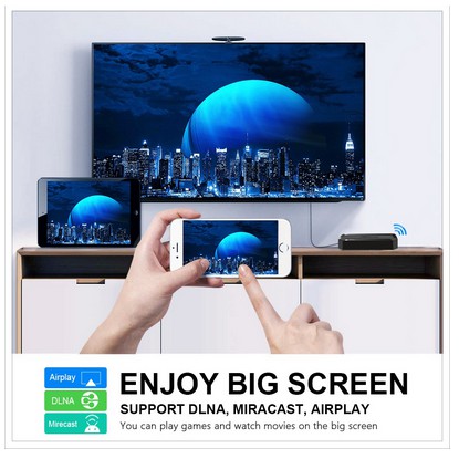 X96Q Android 10.0 TV BOX 2GB RAM 16GB ROM MIRACAST AIRPLAY