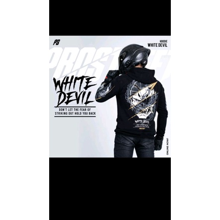 HOODIE PROSTREET WHITE DEVIL ORIGINAL