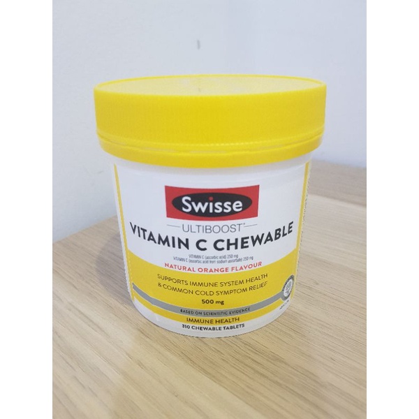 swisse Vitamin C Chewable 310 Tablet Kunyah Murah Import Australia
