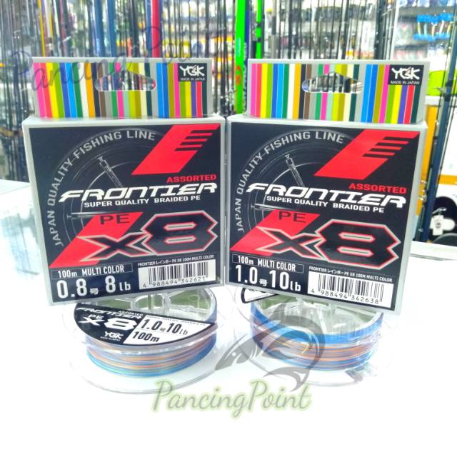 Senar PE YGK Frontier Multicolor X8 100m