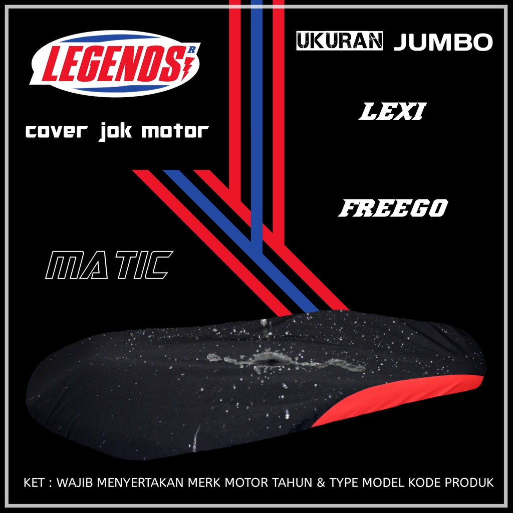 Cover Jok Sarung/Jok Motor FREEGO/LEXI Anti Air Mantel Jok Waterproof