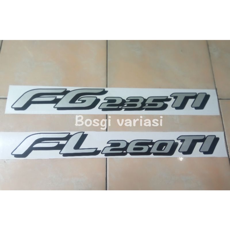 

stiker FG235TI hino 500/ stiker hino 500 FL260TI / hino FL 260 TI FG 235TI /hino
