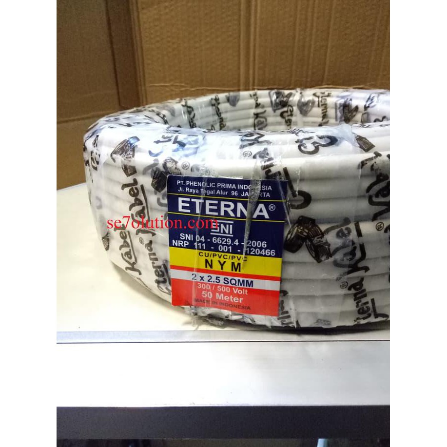 Eterna Kabel NYM 2x2.5 50M