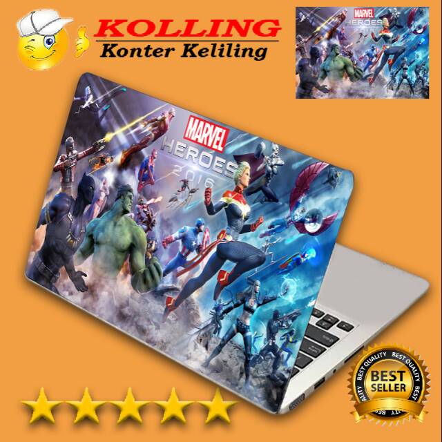 Garskin Laptop Marvel Laptop Stiker Laptop
