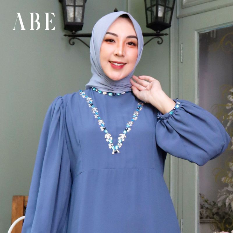 FASHION MUSLIM//NUHA DRESS PAYET//Kode AB