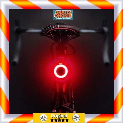 Lampu Sepeda Gunung Polygon United LED USB Charging ZHA0097 Zacro - circle