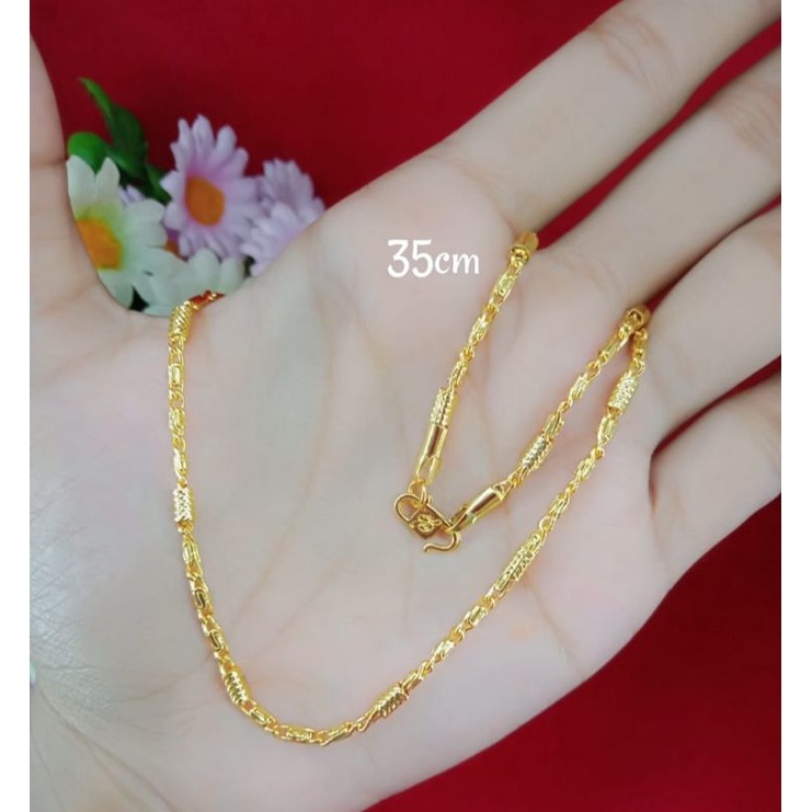 kalung bambu emas kadar rendah