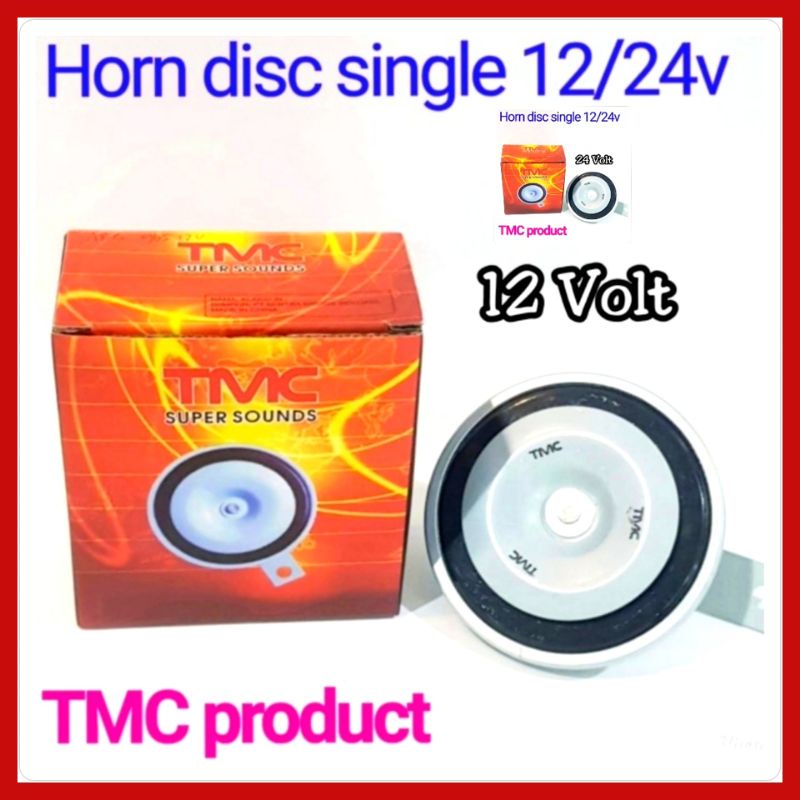 Klakson Disc Engkel 12V &amp; 24V Merk TMC