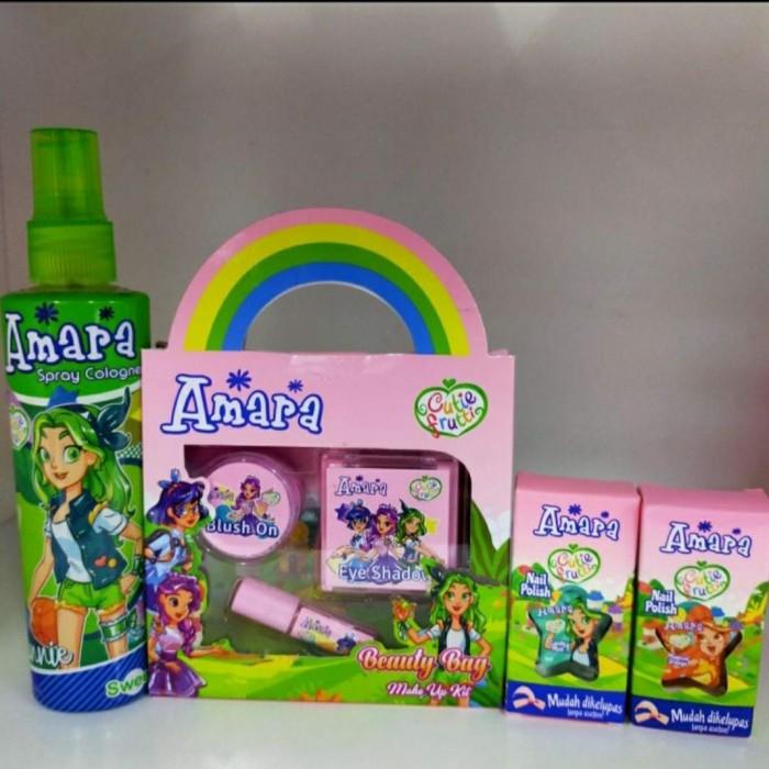 paket make up lengkap anak amara beauty up