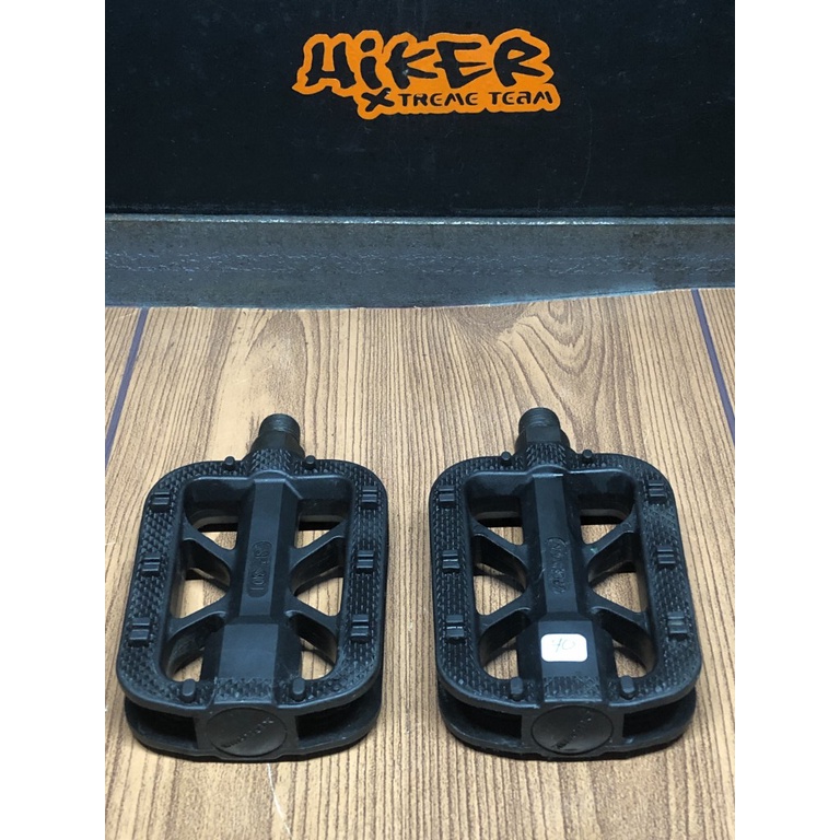 Pedal Flat MTB Road Sepeda Balap Seli Sepeda Lipat Gravel XOI Bahan Plastik Non Bearing Bekas Normal