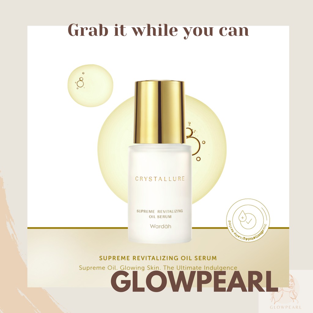 Wardah Crystallure Supreme Revitalizing Oil Serum