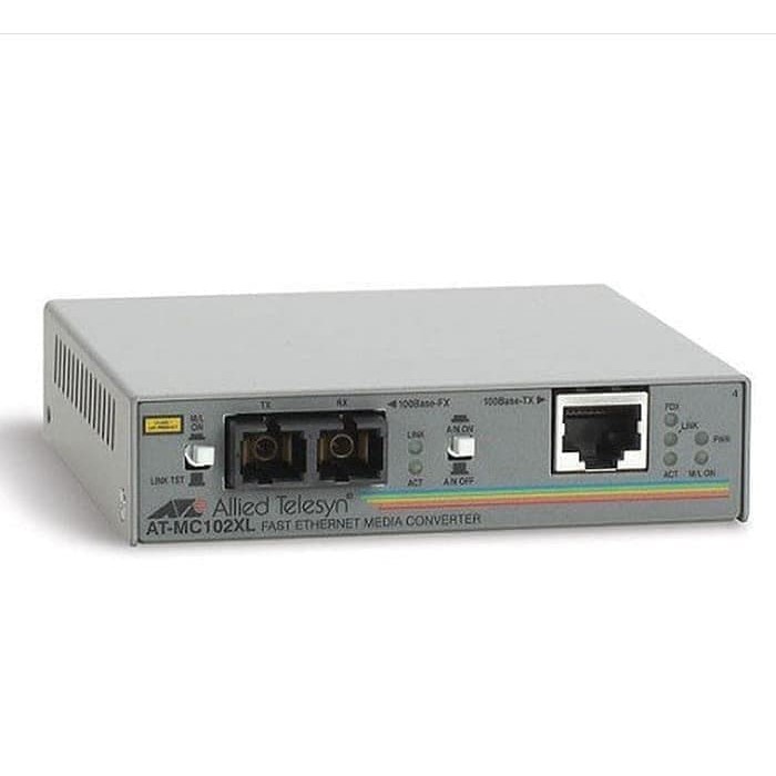 Allied Telesis AT-MC102XL ,Converter UTP to 100FX (SC) MM Fiber