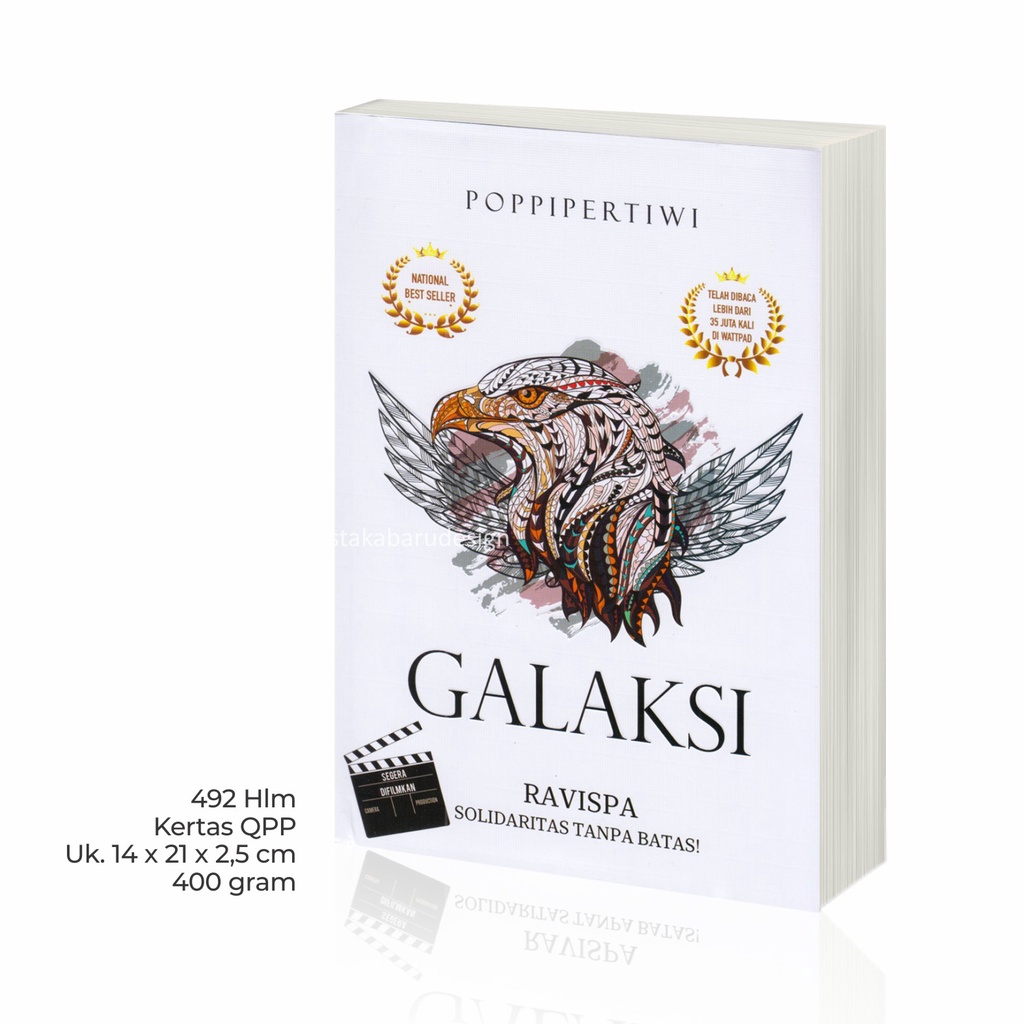 Buku Novel Wattpad Septihan Mariposa Galaksi / Antariksa / Alvaska / Septihan / Mariposa Original Best Seller-1