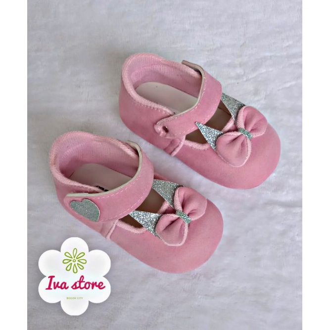 Sepatu bayi perempuan 2-12 bulan pre walker free bungkus kado