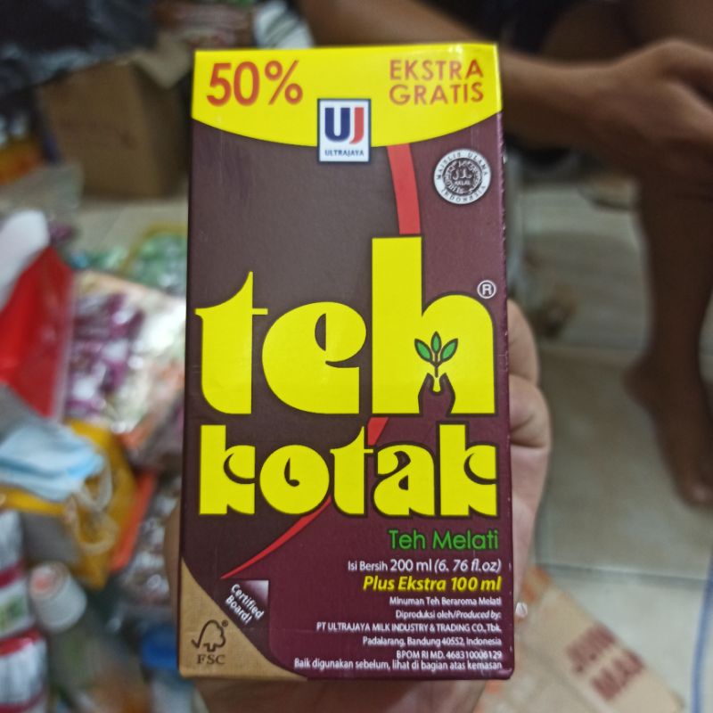 

Minuman Teh Kotak Melati 200 Ml Ultra Jaya