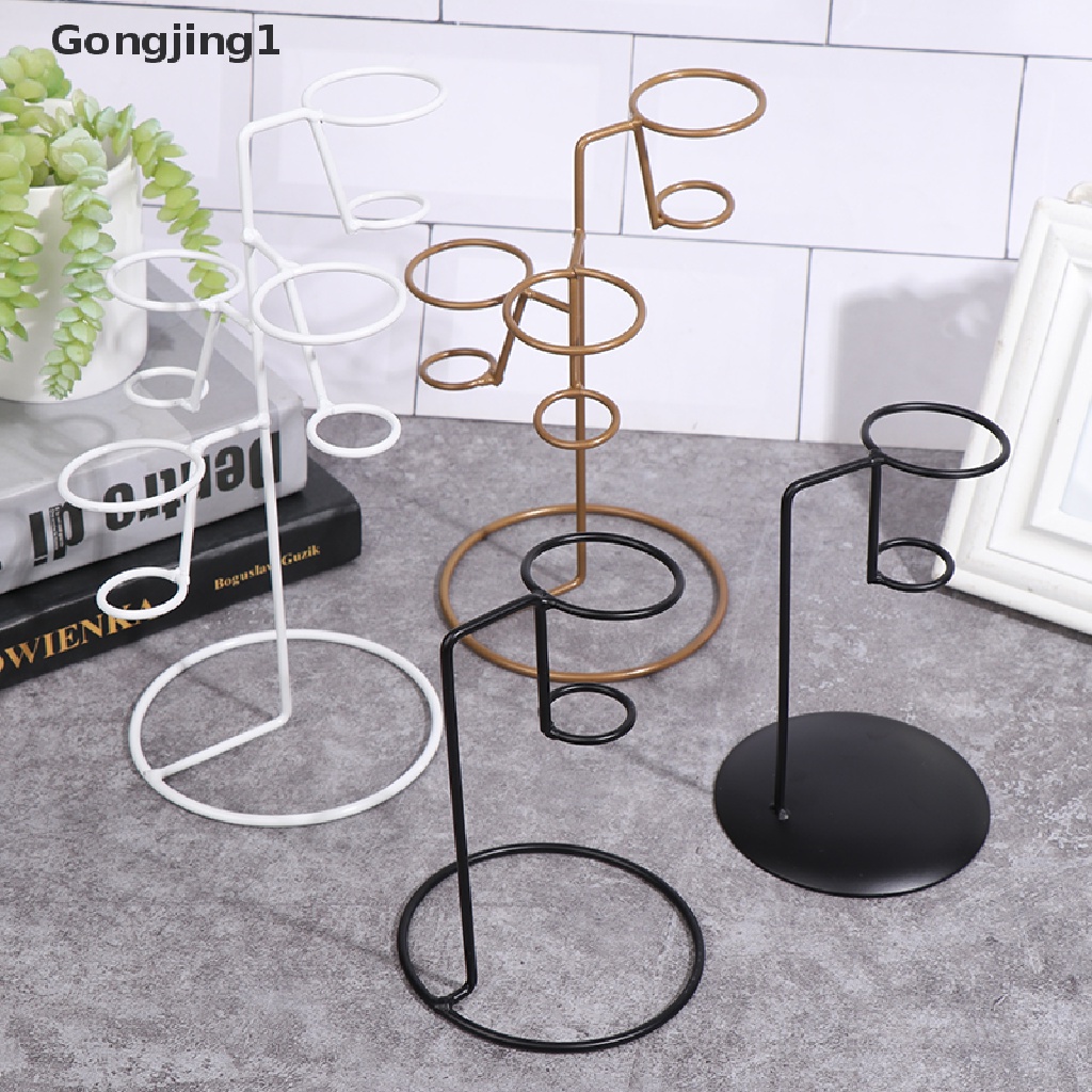 Gongjing1 Stand Holder Es Krim Bahan Besi Untuk Pesta Ulang Tahun / Pernikahan