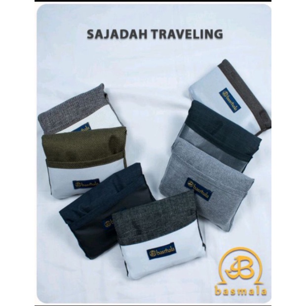 Sajadah Traveling Polos Anti Slip | Sajadah Lipat ukuran biasa | Sajadah Tipis Kekinian