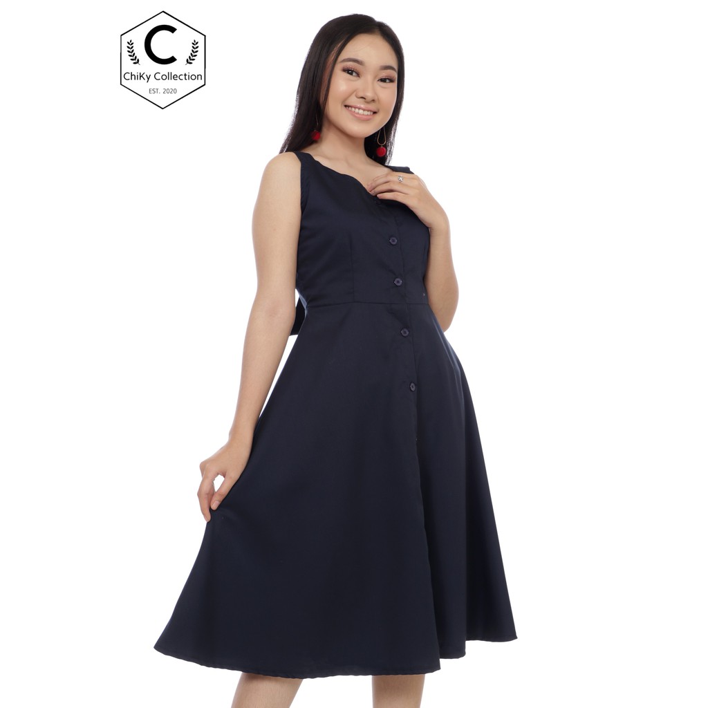 [REAL PICT] Dress Kasual Toyobo Eksklusif CC201001-4