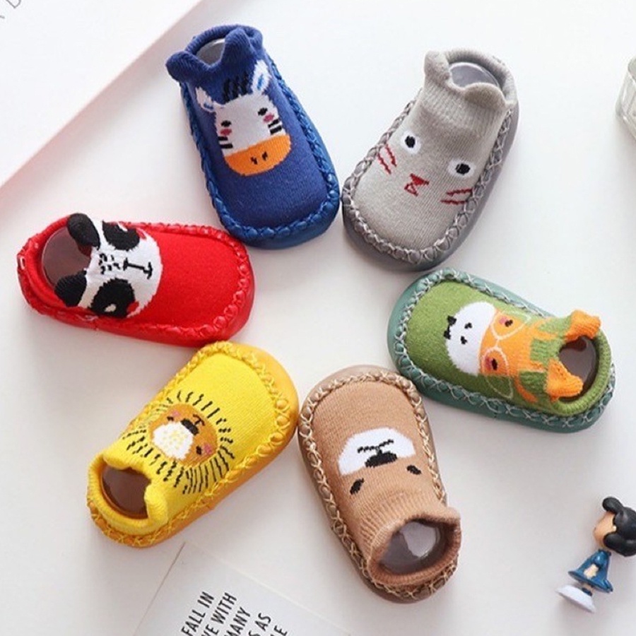 Baby Grow Sepatu Bayi Baru Lahir Lucu Antislip Motif Prewalker Baby Newborn