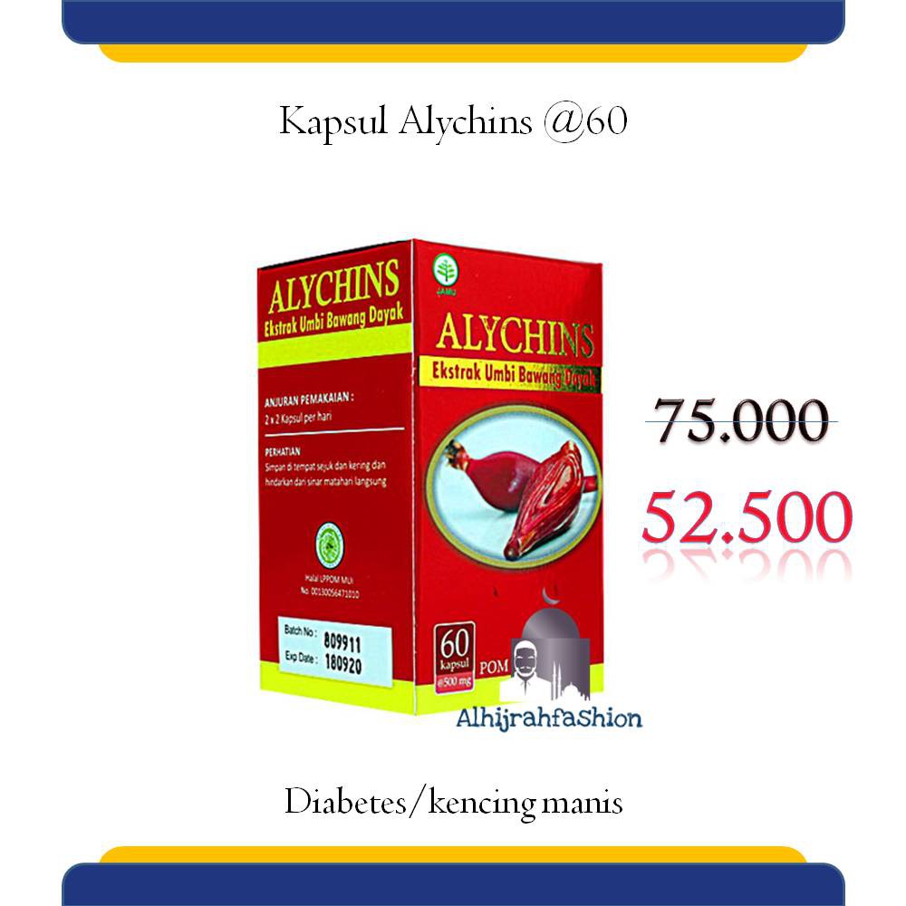 

Kapsul Alychins Bawang Dayak Herbal Diabetes Herbal Kencing Manis