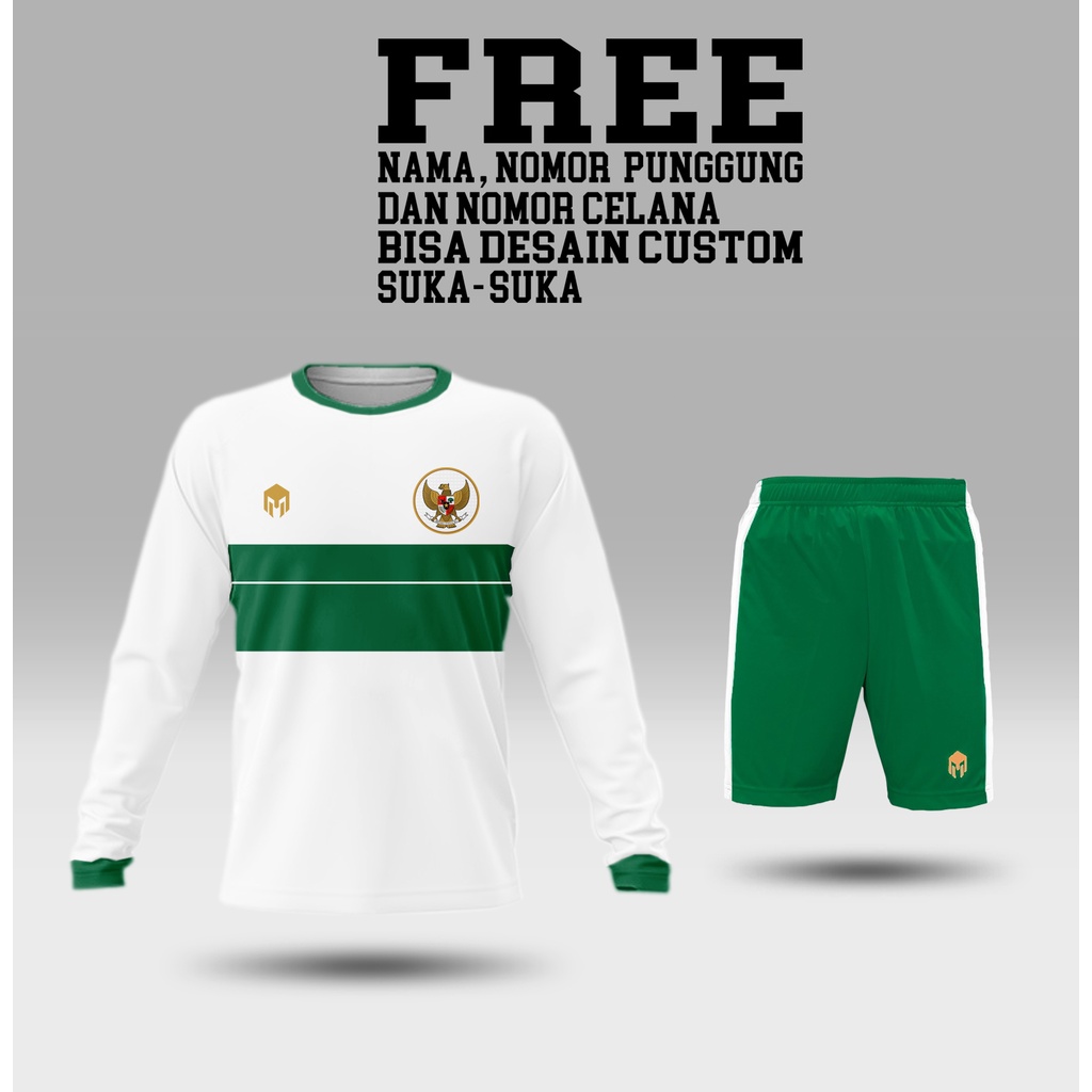 jersey setelan sepak bola kaos bola garuda