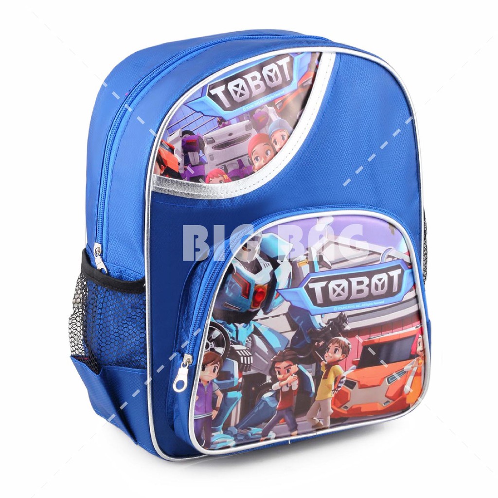 RTM - Tas Ransel Anak Laki Laki Karakter - Tobot - Ready For The Battle War + FREE Lunchbox