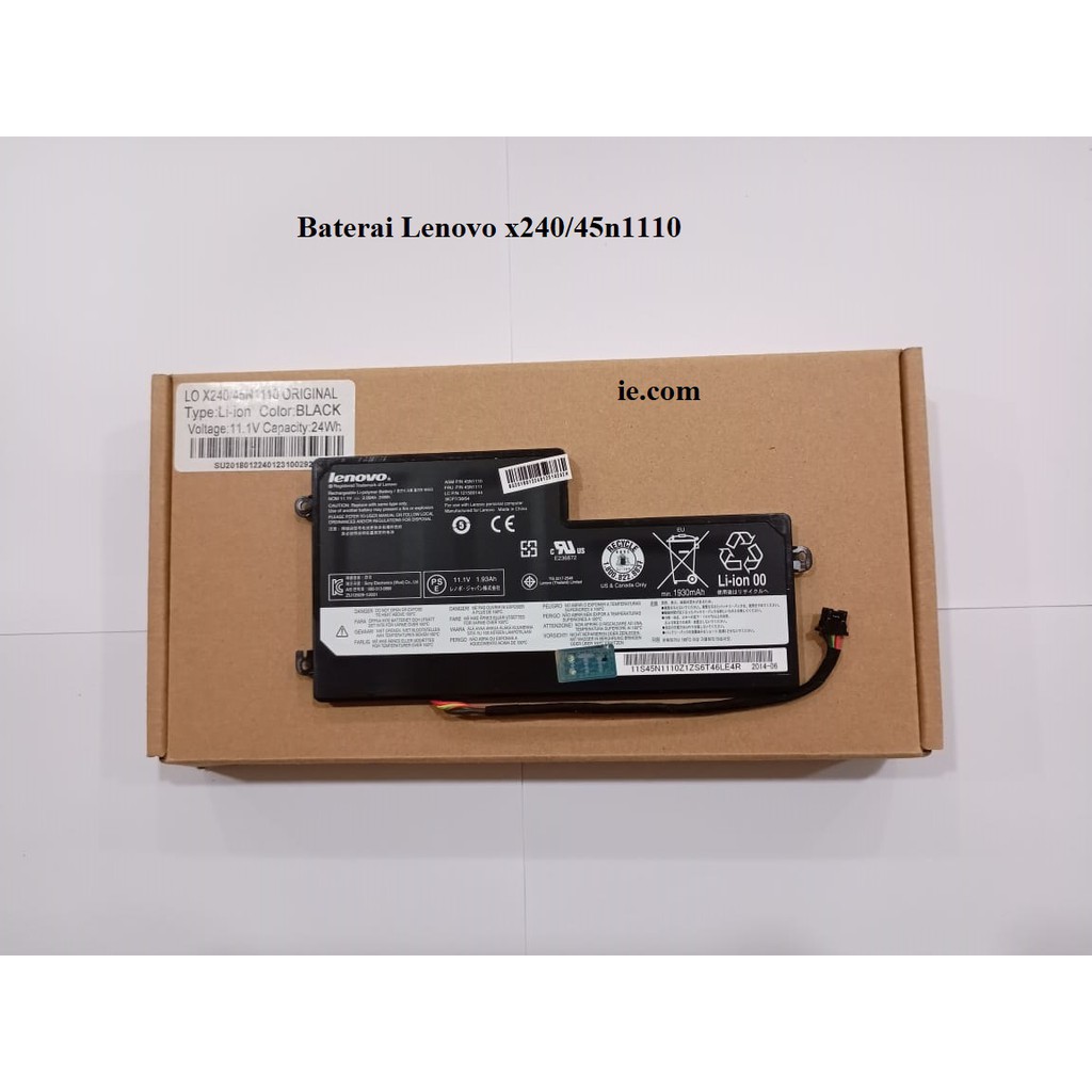 BATERAI LENOVO 0 X270 T460  45N1110 ORIGINAL