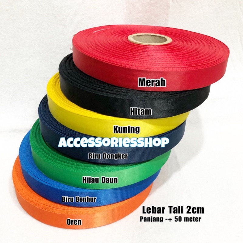 

Tali id card 2cm bahan nylon-Roll