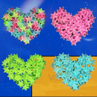 Isi 100 pcs hiasan kamar  bintang glow  in the dark  hiasan  Isi 100 pcs hiasan kamar  bintang glow  in the dark  hiasan