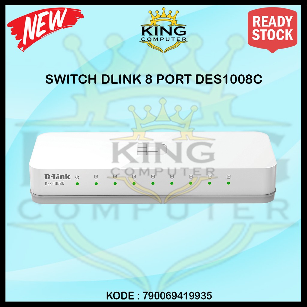 SWITCH DLINK 8 PORT DES1008C ORIGINAL